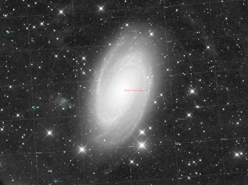 TifloAstro - Amateur astrophotography - M81 - Bode's Galaxy